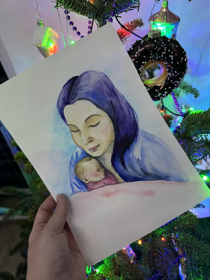 Portrét na míru – ručně malovaná akvarelová ilustrace